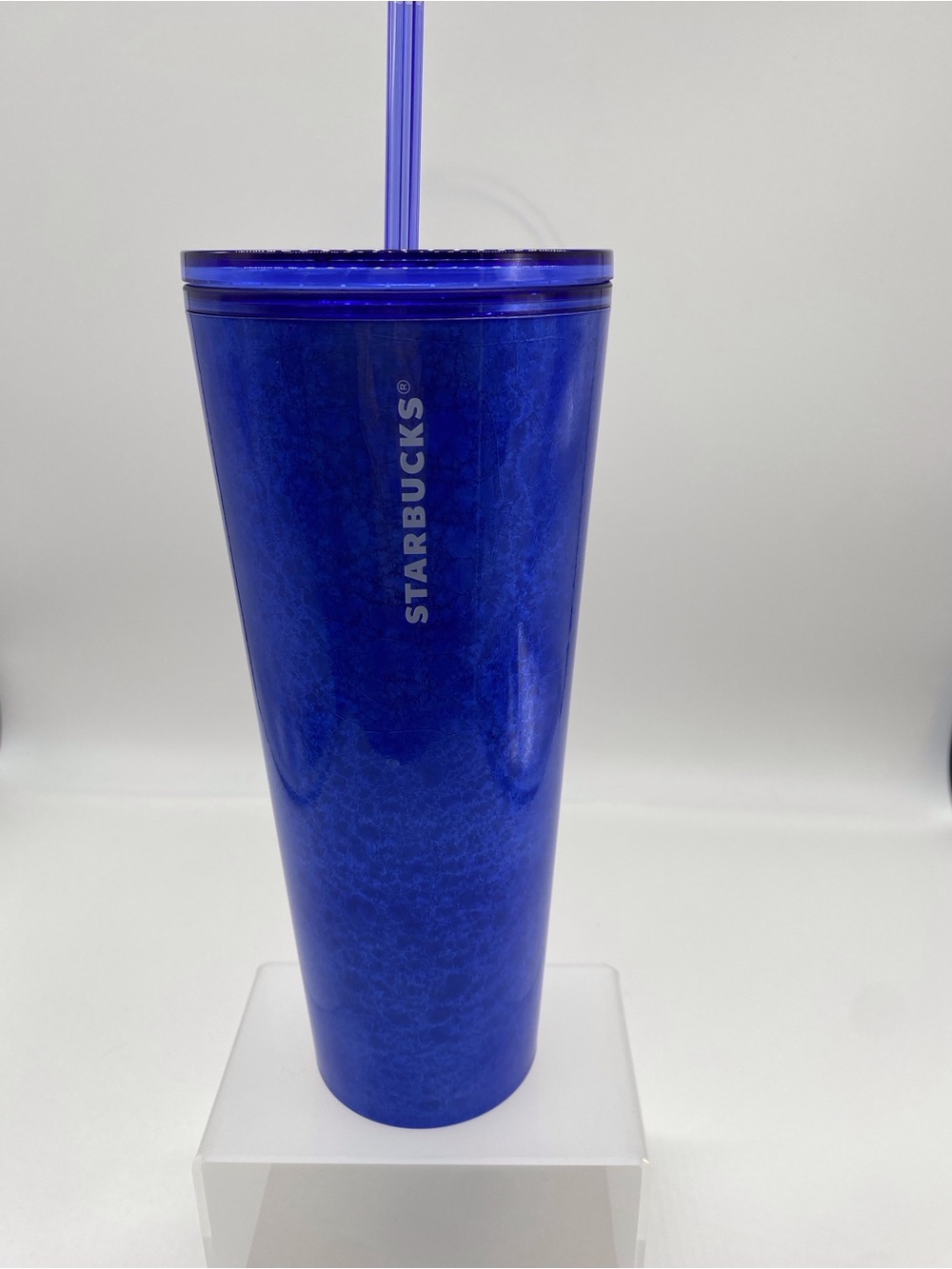 Starbucks Blue Insulated Tumbler with Straw
